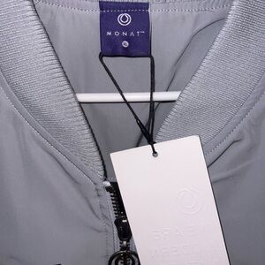 Monat Gray Bomber Jacket